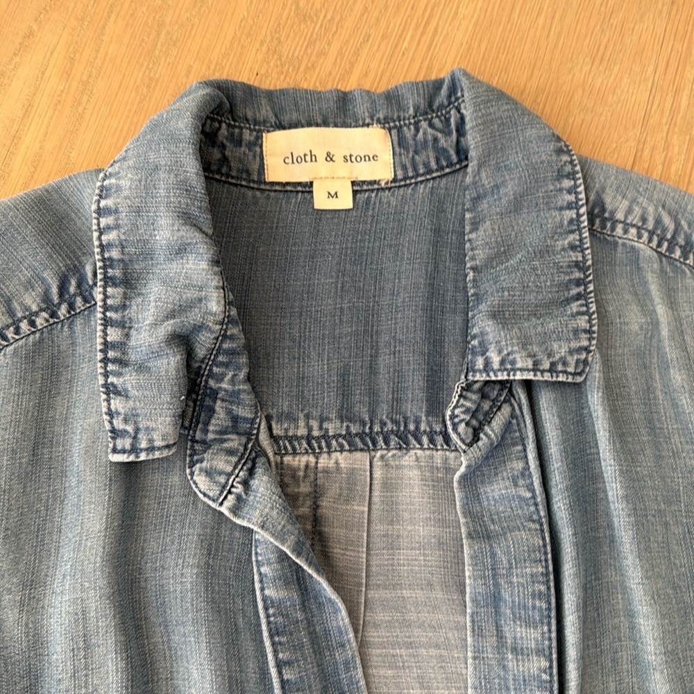 Denim Ultrasoft Blouse from Cloth and Stone